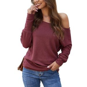 Off Shoulder Sweater
